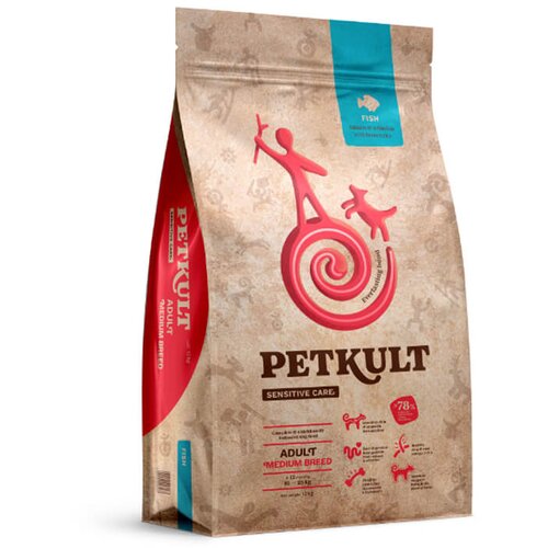 Petkult sensitive care adult, medium - riba 12 kg Slike
