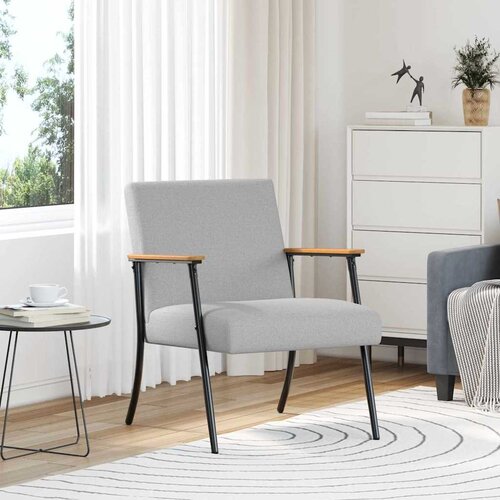 vidaXL fotelj Oblačno siva 59 x 75 x 78 cm blago Cene