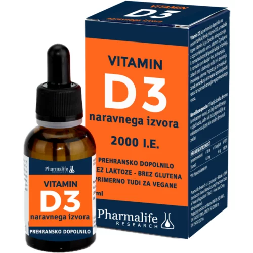 Pharmalife Vitamin D3 2000 i.e., tekočina