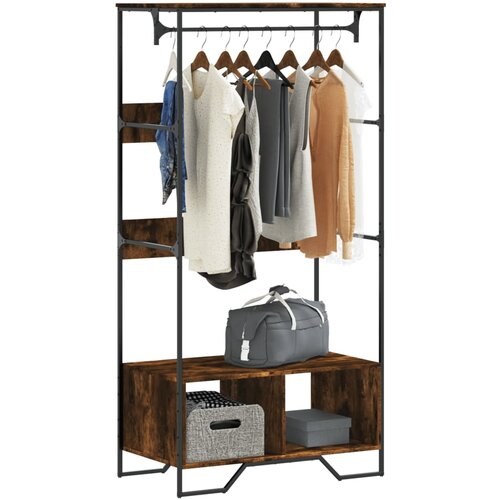 VidaXL Ormar boja dimljenog hrasta 90x50x180 cm od konstruiranog drva Slike