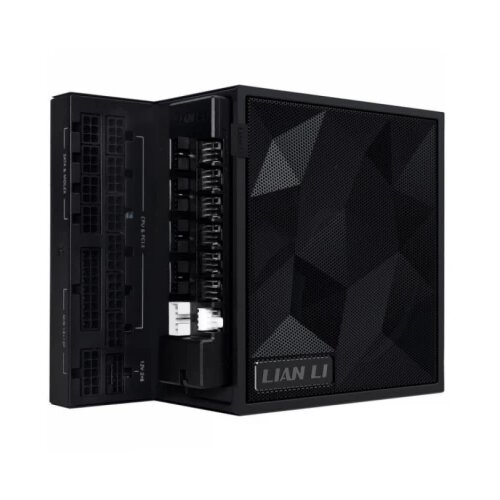 Lian Li napajanje 1200W edge 80PLUS gold pcie 5.1, atx 3,1 usb hub, crno Slike