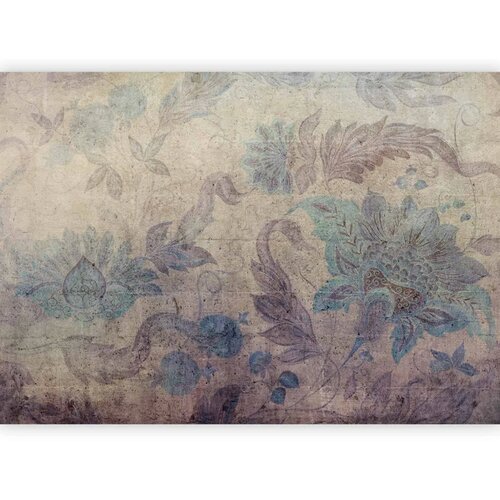  Foto tapeta - Floral decorations - plant motif with ornaments in vintage style 450x315 Cene