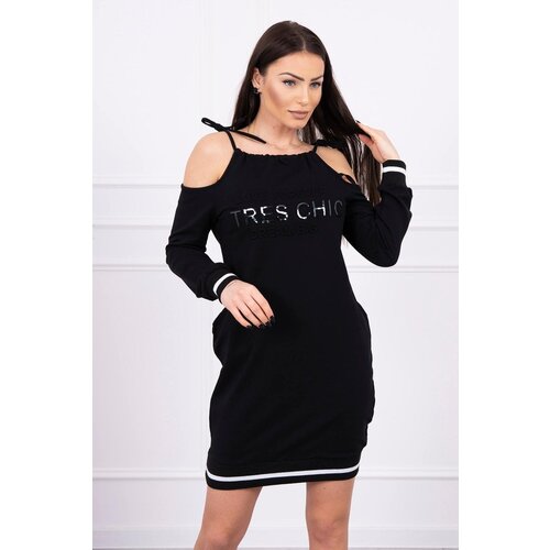 Kesi Tres Chic Dress Black Slike