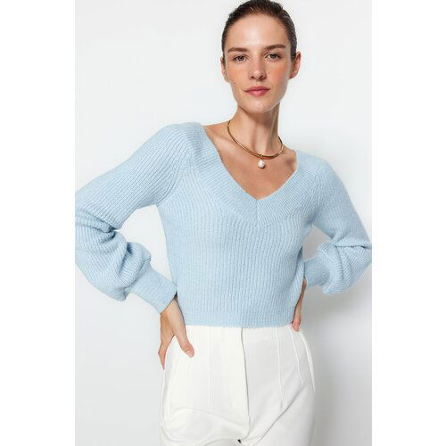 Trendyol Sweater - Blue - Regular fit Slike