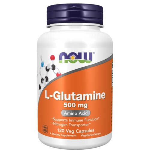 Now Foods L-Glutamin NOW, 500 mg (120 kapsul) Cene