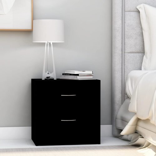 vidaXL Noćni ormarić crni 40 x 30 x 40 cm od iverice Cijene