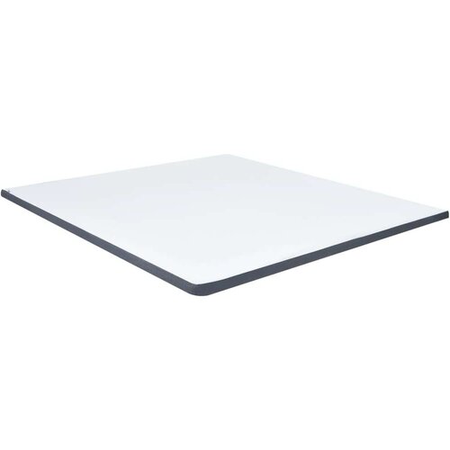 VidaXL Krevet od tkanine s oprugama tamnosivi 200 x 200 cm Slike