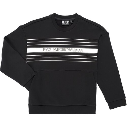 Ea7 Emporio Armani Puloverji TRAIN LOGO SERIES CN EXTENDED LOGO Črna Cene