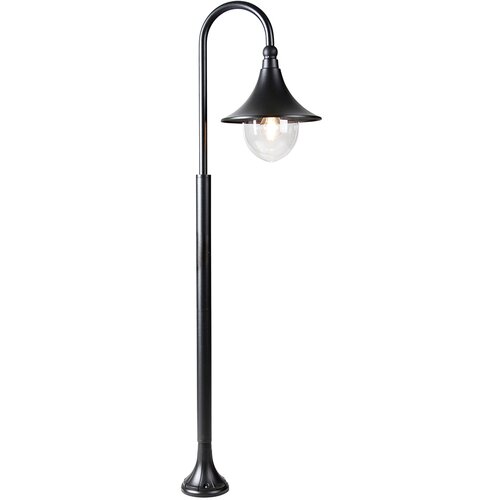 QAZQA Smart buiten lantaarn zwart 125 cm IP44 incl. LED - Daphne Cene