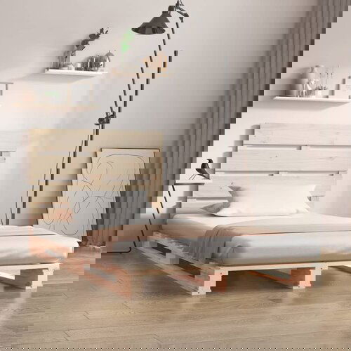 vidaXL Posteljni okvir 75x190 cm trdna borovina 2FT6 Cene