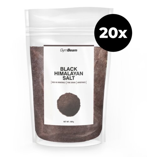 GymBeam crna himalajska so 500 g - sitna Cene