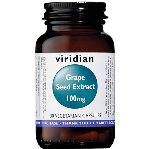 Viridian Nutrition Izvleček grozdnih pešk, 100mg (90 kapsul) Cene