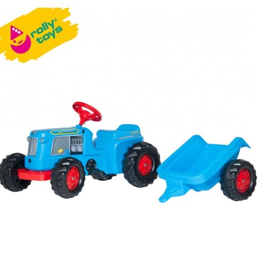Rolly Toys traktor na pedale sa prikolicom RollyKiddy Classic Slike