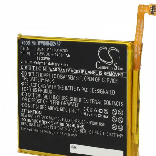 VHBW Baterija za Motorola Moto Edge 20 5G / Moto Edge 20 Lite / XT2143, 3400 mAh Slike