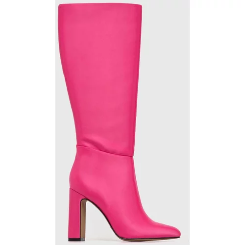 Steve Madden Elegantni škornji Ambrose ženski, roza barva, SM11002642