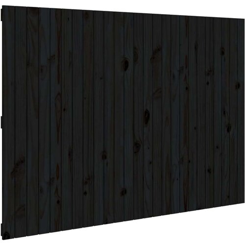  Zidno uzglavlje crni 159 5x3x110 cm od masivne borovine Slike