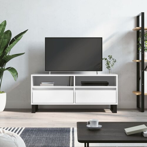 vidaXL TV ormarić sjajni bijeli 100x34 5x44 5 cm od konstruiranog drva Cijene