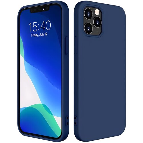 IZMAEL.eu Silikonsko ohi&scaron;je za Apple iPhone 13 Pro - Temno modra Cene