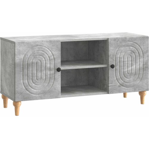 vidaXL TV omarica Betonsko siva 102 x 34,5 x 50 cm Inženirski les, (5000210215) Cene