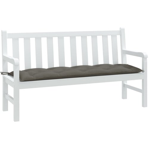 vidaXL Jastuk za vrtnu klupu prošarano tamnosivi 150x50x7 cm tkanine Cijene