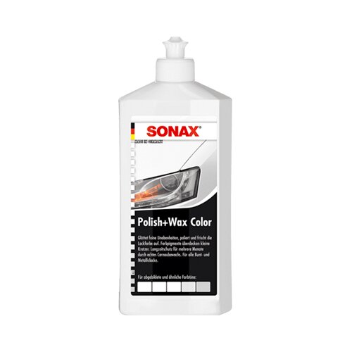 Sonax polir i vosak u boji nanopro beli Slike