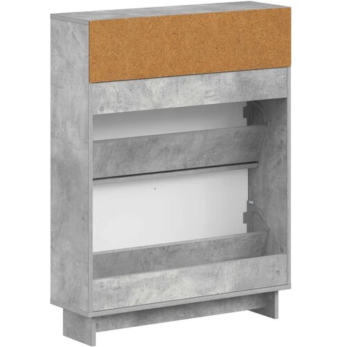  Ormar za cipele EDE 78 x 24 x 103 cm Konstruirano drvo - Betonska siva Slike
