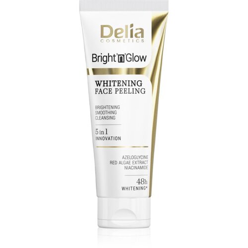 Delia Cosmetics Bright'n'Glow posvetlitveni piling za obraz 75 ml Cene