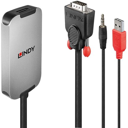 Lindy VGA to DisplayPort 1.2 Converter Cene