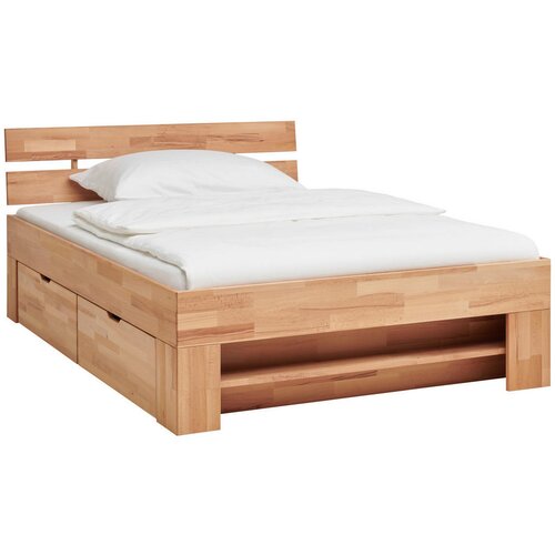 Livetastic postelja s predalom 180 cm x 200 cm , barve bukve Slike