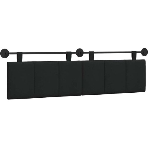  Držeće uzglavlje Zidne Prugasti Crna 170 x 55 x 5 cm tkanina - Crna 160 cm bez LED Slike