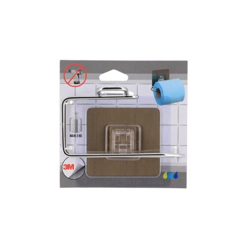 Tendance Ljepljivi držač toalet papira 8x13x10,5cm, srebrni Slike
