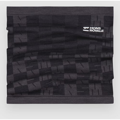 Mons Royale Ascender Merino Neck Warmer forged iron / black Cene