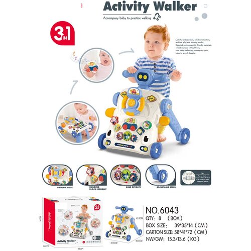  Multifunctional Walker Blue Slike