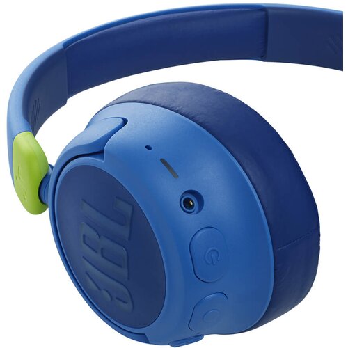 JBL JR460NC Bluetooth otroške naglavne brezžične slušalke, modre Cene