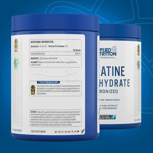 Applied Nutrition creatine monohydrate &amp;ndash; 100% mikronizovani kreatin 250 Slike