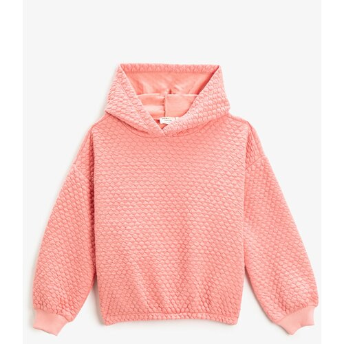 Koton Girls' Pink Sweatshirt Slike