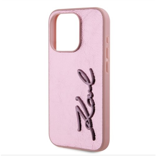 Karl Lagerfeld iPhone 15 Pro Max Ovitek za telefon Roza Slike