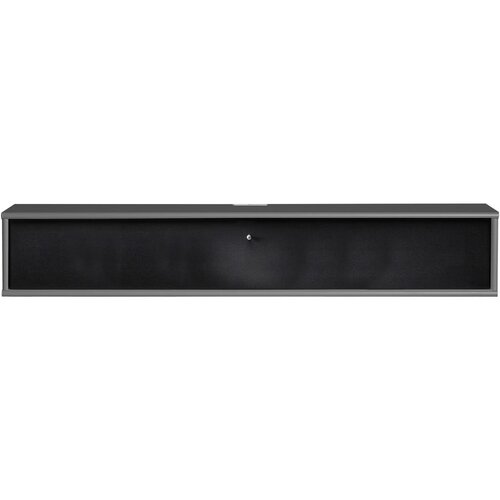 Hammel Furniture Črna/antracitno siva TV omarica 133x22 cm Mistral &amp;ndash; Slike