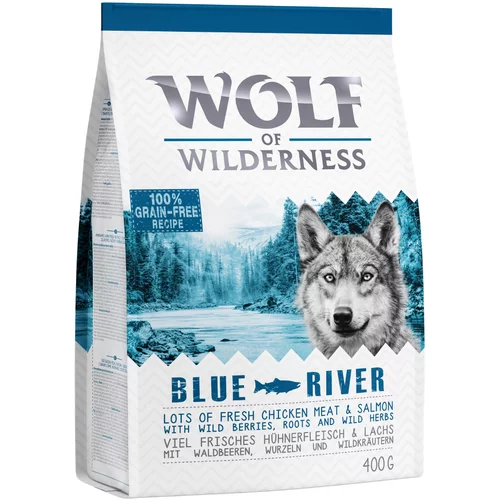 Wolf of Wilderness po poskusni ceni! - Blue River - losos (400 g)