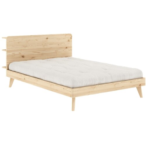 Karup Design Bračni krevet s podnicom 140x200 cm u prirodnoj boji Retreat - Slike