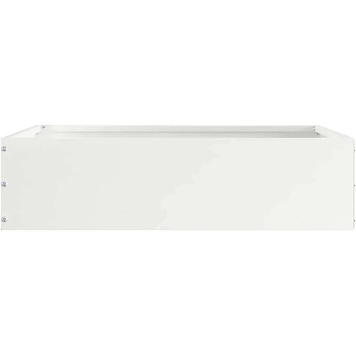 VidaXL Ograda oko Travnjaka 6 pcs Bijelo 50 x 50 x 13 cm Čelik Slike