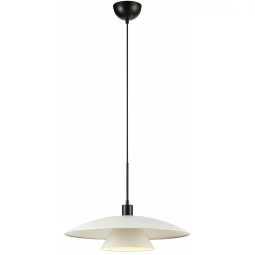 Markslöjd Črno-bela viseča svetilka s kovinskim senčnikom ø 50 cm Millinge - Markslöjd