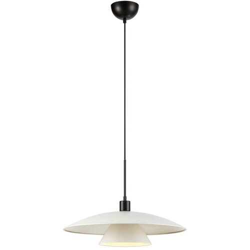 Markslöjd Crno-bijela viseća lampa s metalnim sjenilom ø 50 cm Millinge - Cijene