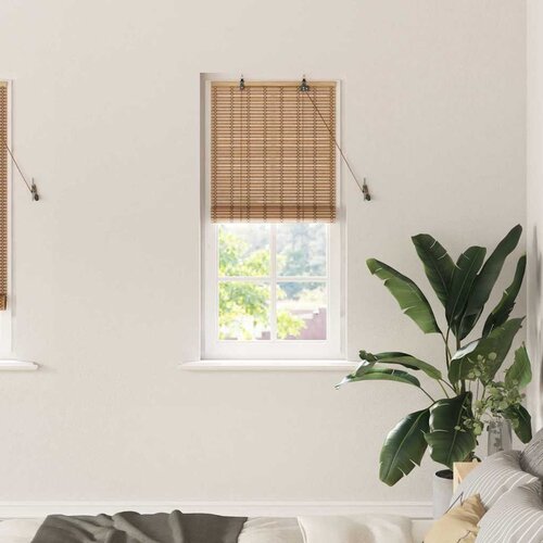 vidaXL Zastore i sjenila sa zavjesama Svijetlosmeđa 60 x 160 cm Bambus Cene