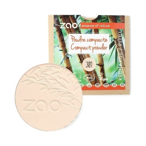 Zao Polnilo za compact puder - 301 Ivory Slike