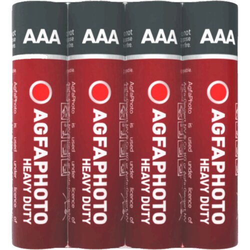 Agfa Baterija Zinc-Carbon, AAA, 1.5V pak. 4 komada &amp;ndash; AAA SHRINK S4 Slike
