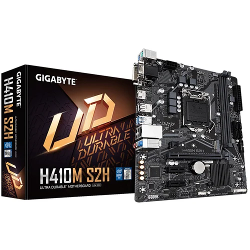 Gigabyte MB H410M S2H LGA1200, 2xDDR4, M.2, 4xSATA VGA, DVI, HDMI, micro ATX