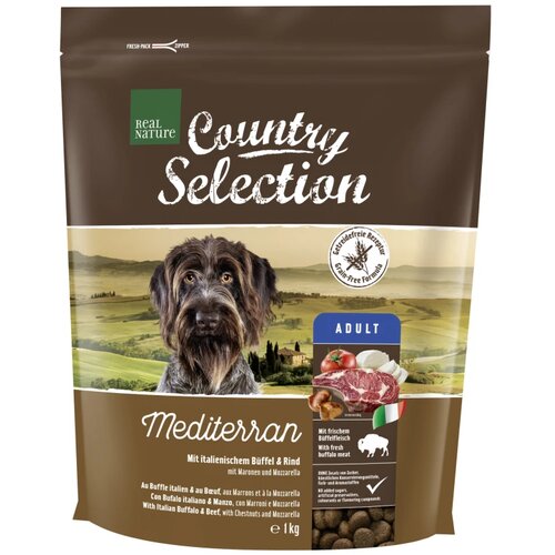 Real Nature Country Mediterran Adult bizon, kesten, mozzarella 1 kg Cijene