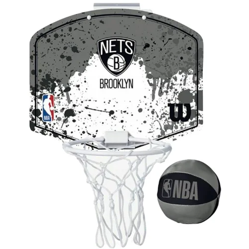 Wilson nba team brooklyn nets mini hoop wtba1302bro