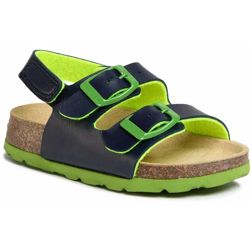 Superfit Otvorene cipele zelena / crna